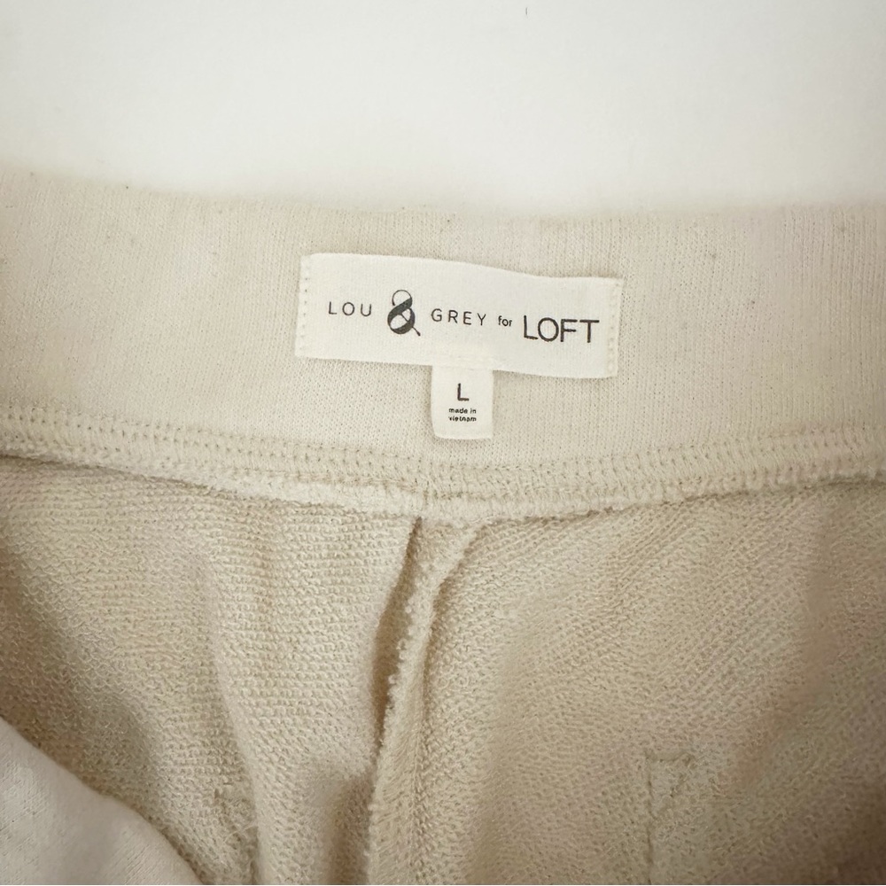 LOU & GREY Pumpkin Pie Embroidered Lounge Sweatpants Size Large - Picture 9 of 11
